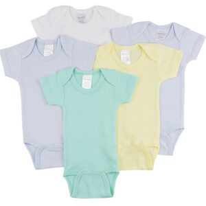 Bambini Short Sleeve One Piece 5 Pack