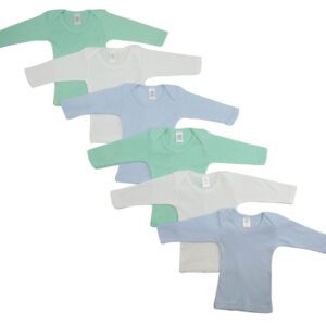 Boys Pastel Variety Long Sleeve Lap T-shirts 6