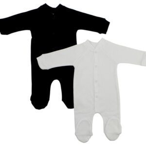 Interlock Black and White Closed-toe Sleep & Play