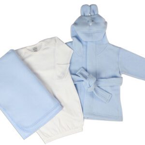 Newborn Baby Boys 3 Pc Layette Set
