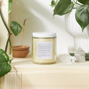 Healing Body Cream / organic body lotion / winter skin / dry skin /