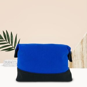 Travel Toiletry Bag - Eternal Optimist in Cobalt Blue