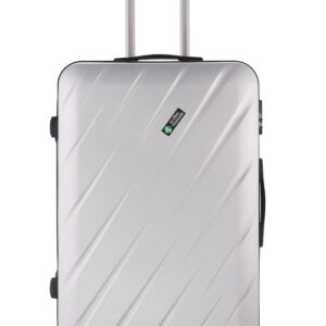 Luggage Suitcase 4 Wheels Trolley Bags for Travel Grey 20 Inches