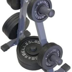 Ultimate Gym Storage Solution: Olympic 2 Plate Weight Rack - Organize,