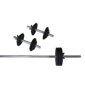Amber Sports 160-Pound Standard Weight Set