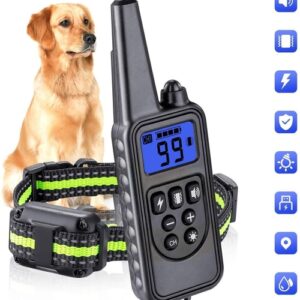 Waterproof Dog Training Collar 800M With Adjustable Levels And 3